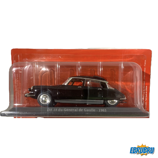 DS 19 du général De Gaulle 1963 - NOREV - Edition Atlas