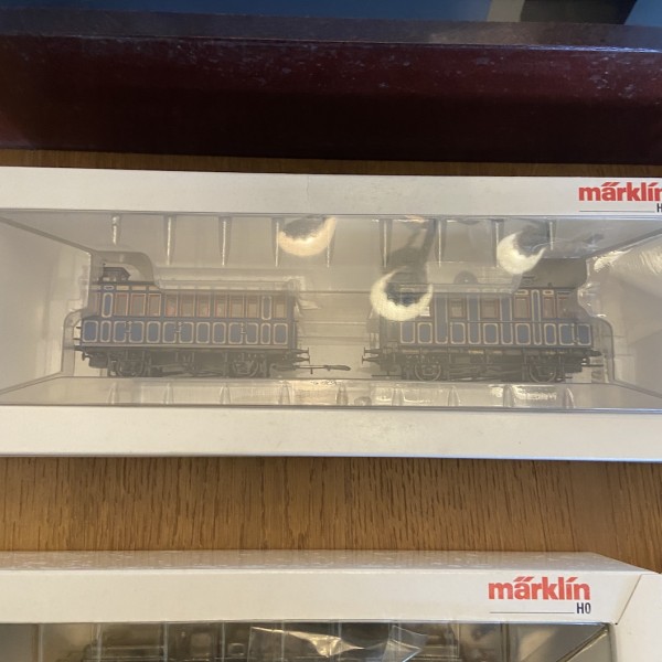 Der König Ludwig Zug Rame du Kaiser 2680 2880 4398 HO Marklin eBoite bois et  poster