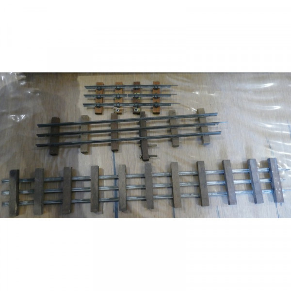 Lot C Rails Droit pour Train echelle 0 Gastou ?