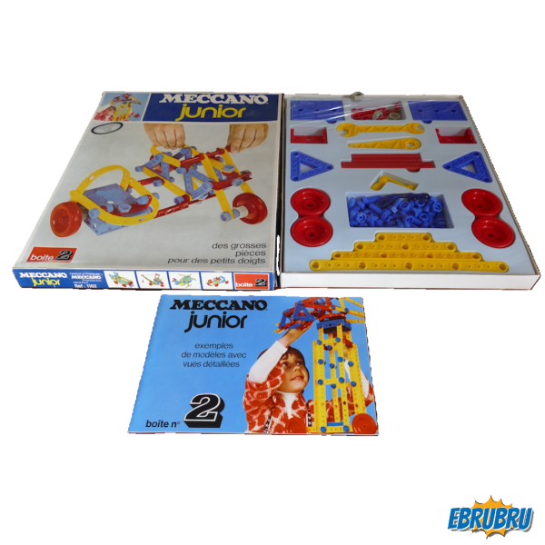 Boîte 2 MECCANO Junior Ref 1102