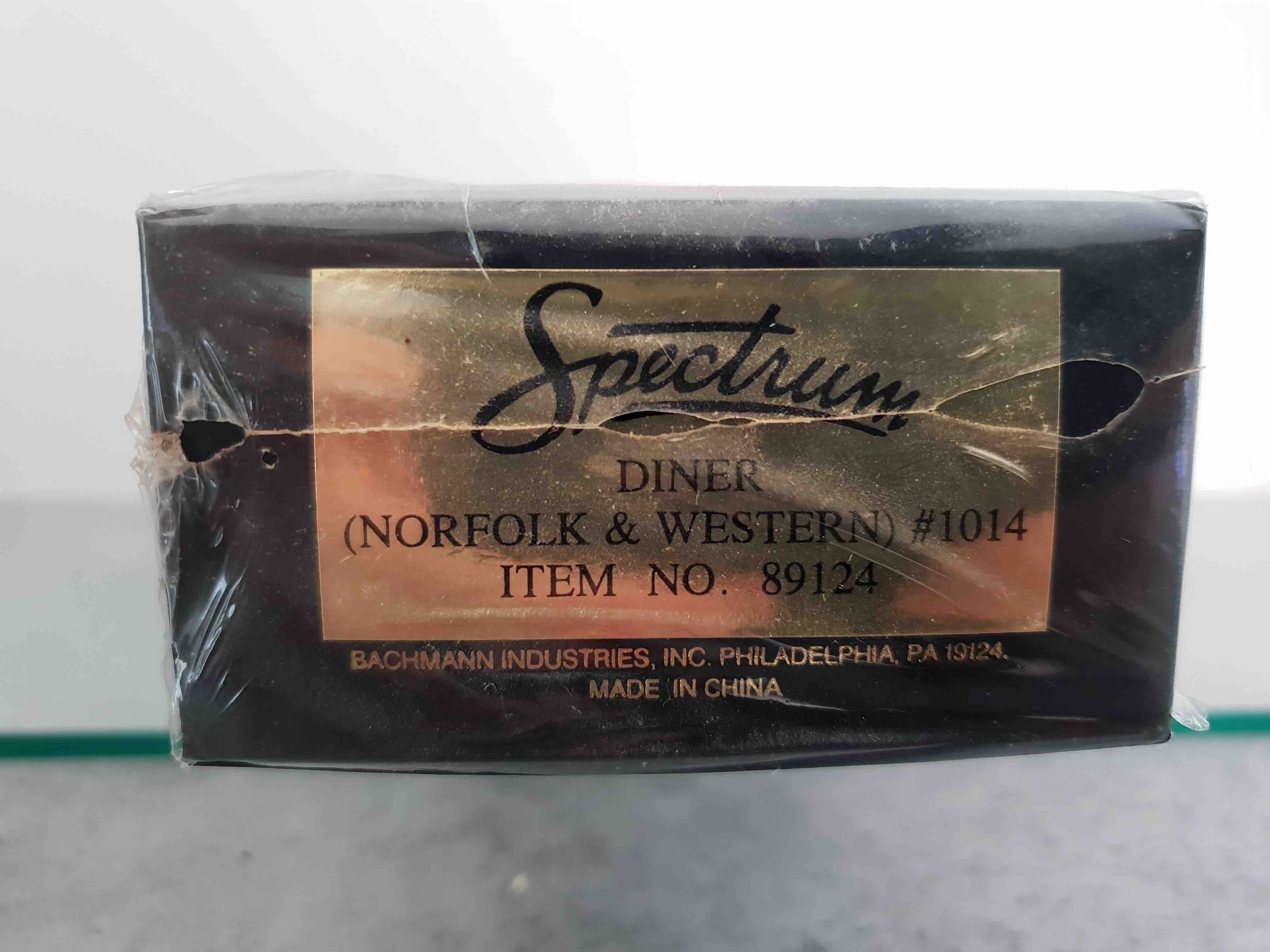 SPECTRUM 89124 DINER NORFOLK & WESTERN