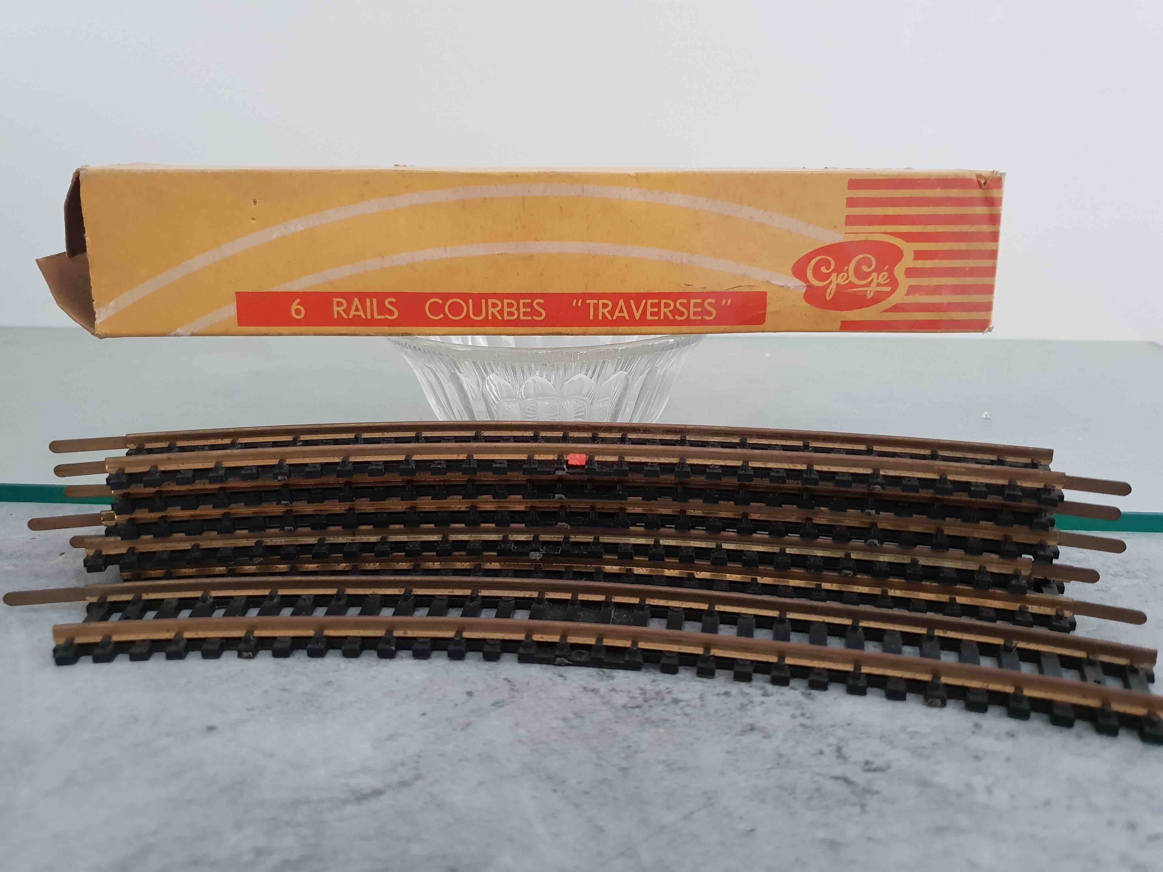 GEGE 6 RAILS COURBES HO