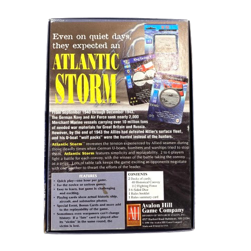 Atlantic Storm THE AVALON HILL Game Company - Jeu de société