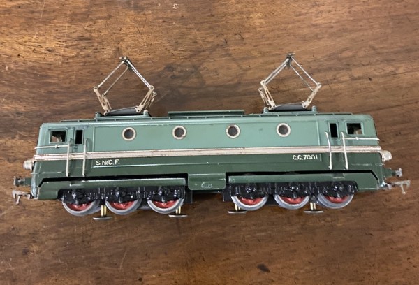 Locomotive CC 7001 Roue Rouge à deux moteurs JEP Échelle 0