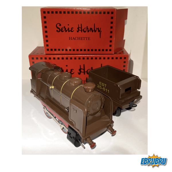 Locomotive et tender EST marron HORNBY Hachette