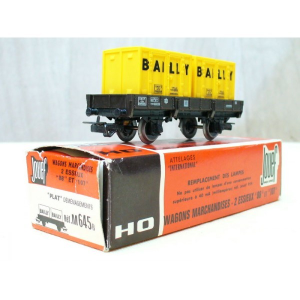 Wagon plat déménagements