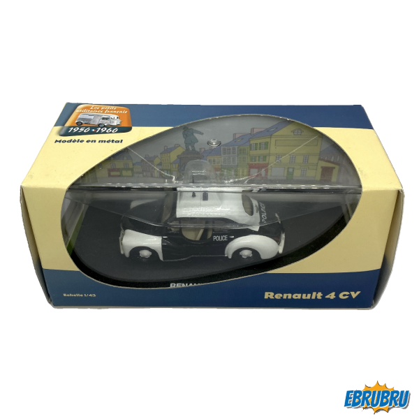 Renault 4CV Police - Série Les petits utilitaires français - ELIGOR Editions Atlas