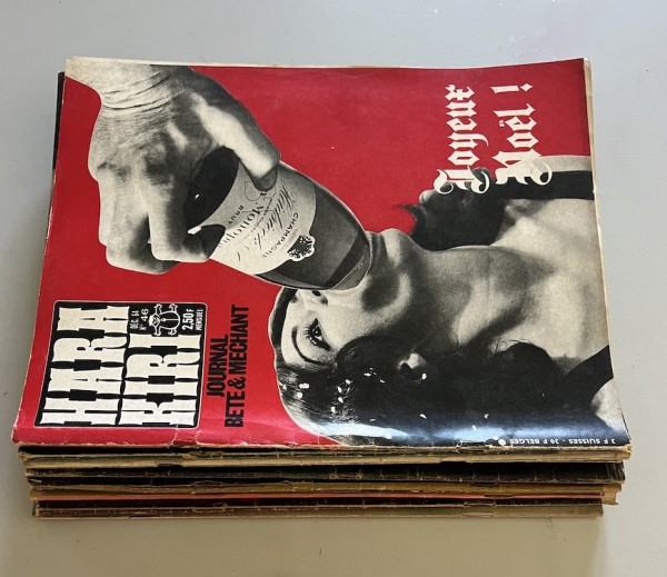 15 Hara-Kiri mensuel n°46  à 60 – année 1964 à 1965