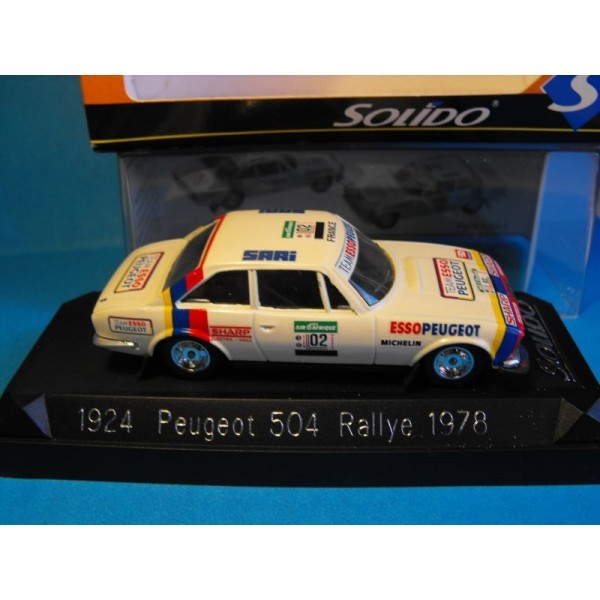PEUGEOT 504 COUPE V6 RALLYE  SOLIDO