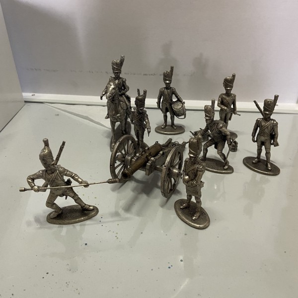 Le canon de Gribeauval 1974 et son équipe de Tir 1980 MHSP 