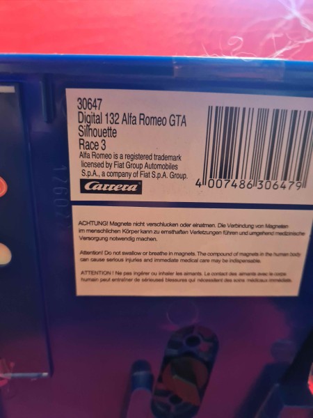 ALFA ROMEO GTA SILHOUETTE RACE 3 CARRERA DIGITAL 132 REF 30647 