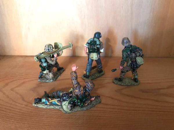 Soldats allemands King and Country WS060 Tank embuscade