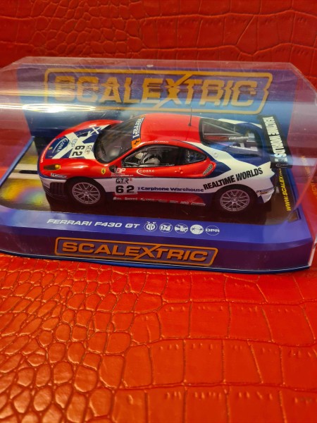 FERRARI F430 GT NO 62 SCALEXTRIC REF C2804 