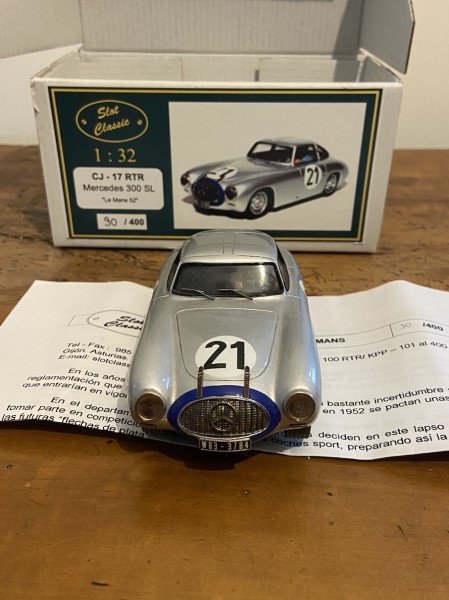 MERCEDES 300 SL  1952 LE MANS WINNER   SLOT CLASSIC CJ 17  RTR