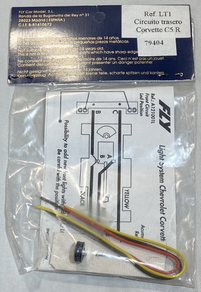 CIRCUIT ELECTRIQUE POUR CORVETTE C5R (LT1) REF 79404