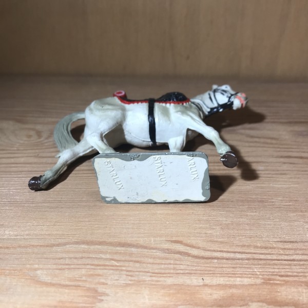 Cheval blanc - Selle noire et rouge - Empire - STARLUX