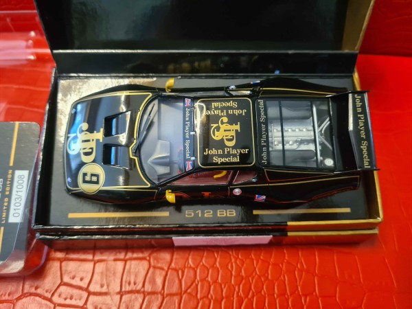 512 BB EDITION LIMITEE JPS SIDEWAYS RACER SLOT CAR REF SWLE05 