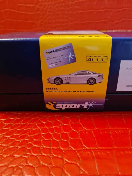 MERCEDES BENZ SLR MC LAREN EDITION LIMITÉE 1962/4000 SCALEXTRIC REF C2632 