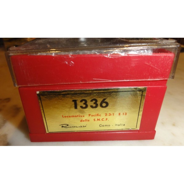 Locomotive vapeur sncf La Chapelle 231 E 13 noire de RIVAROSSI réf 1336