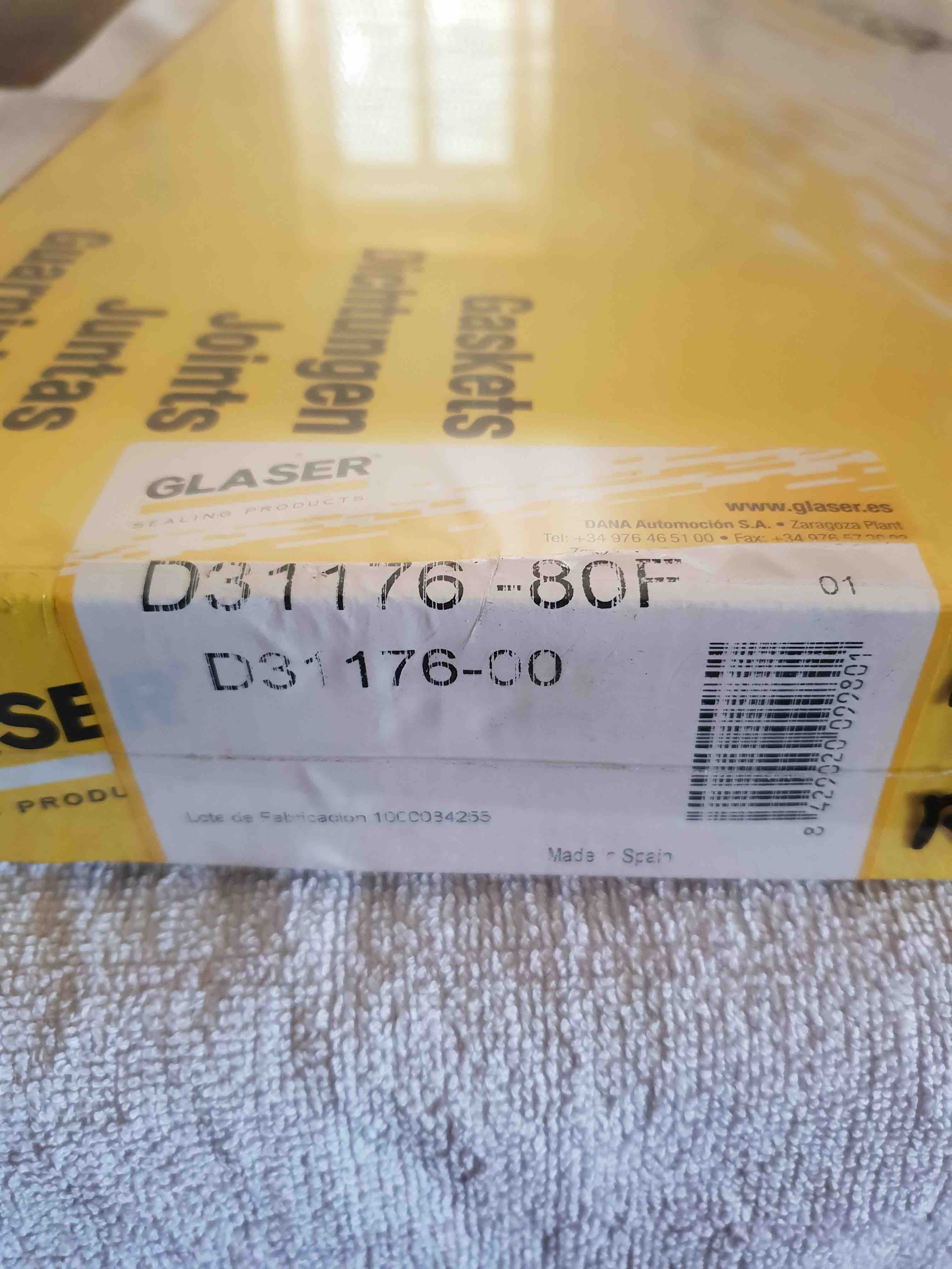 RENAULT D31176 POCHETTE RODAGE GLASER JOINTS