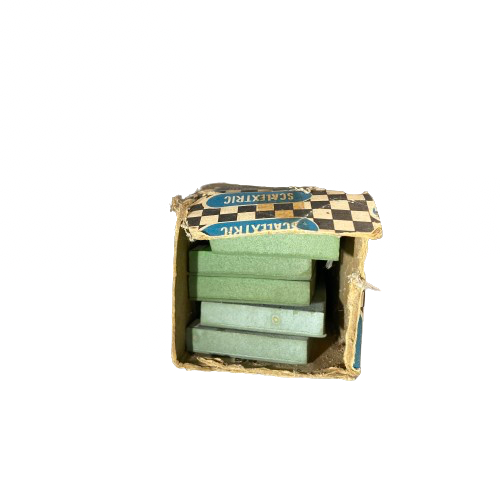 6 bordures vertes courbes extérieures SCALEXTRIC T39A