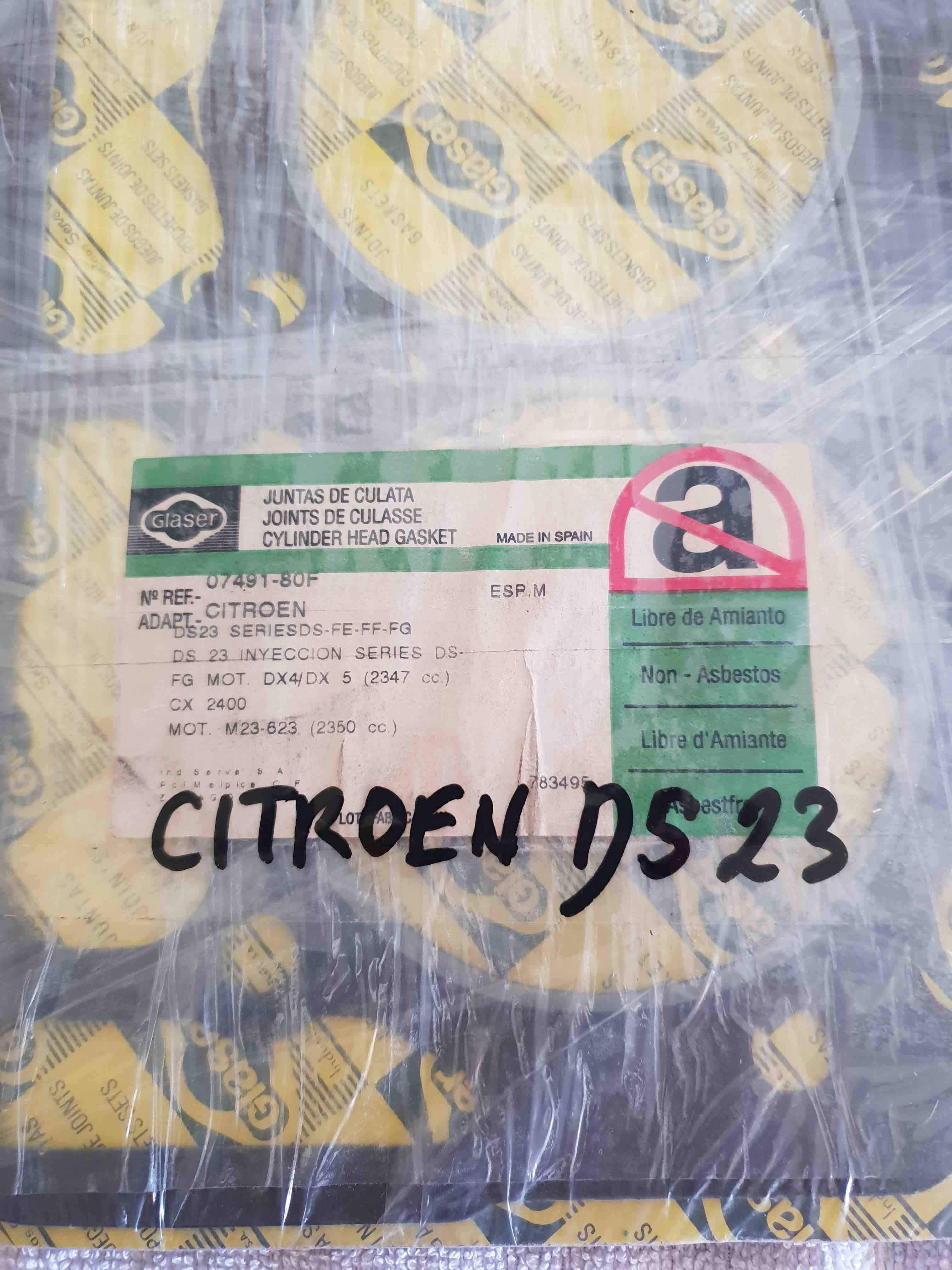 CITROEN JOINT DE CULASSE H07491 GLASER JOINTS