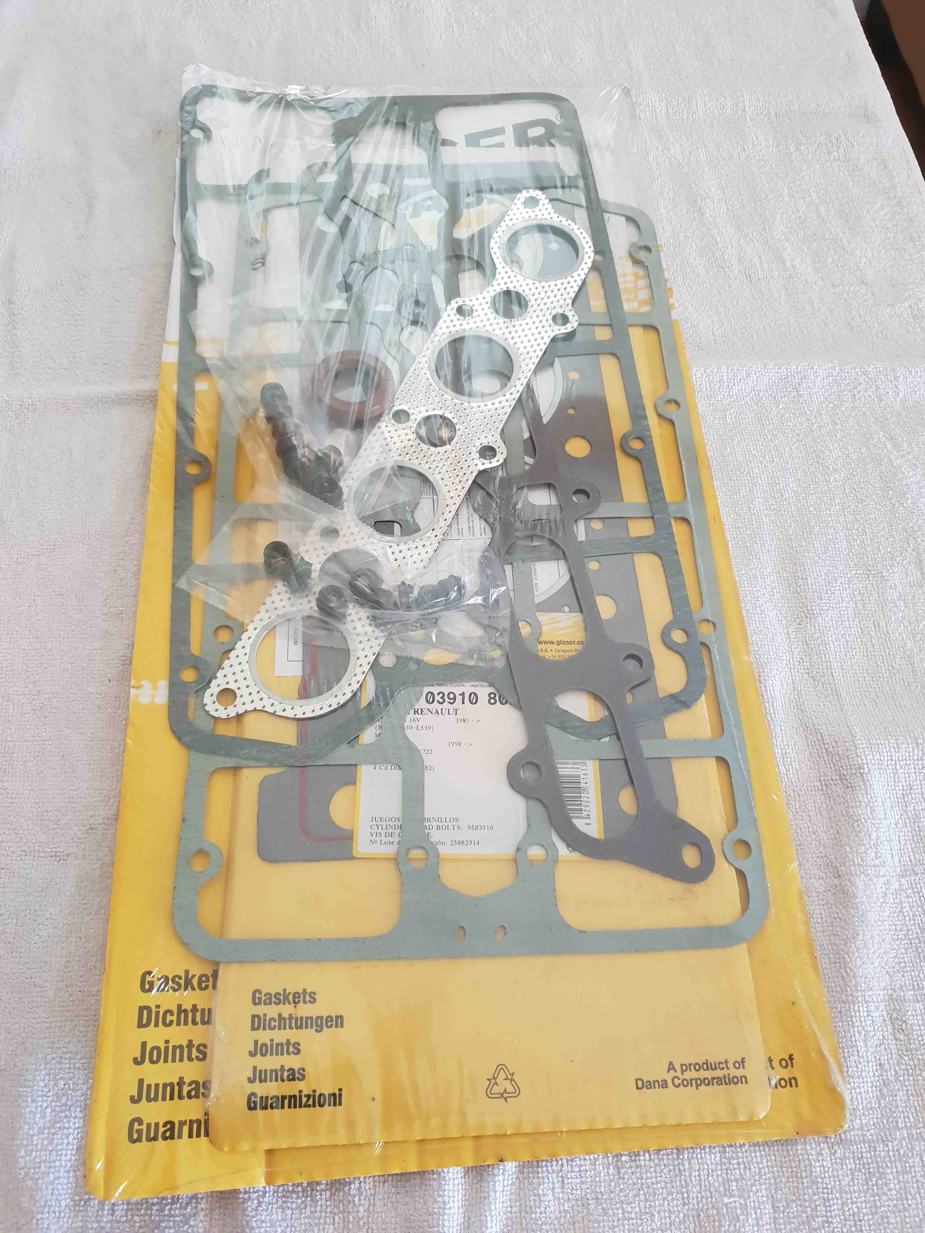 RENAULT POCHETTE DE RODAGE D31463  GLASER JOINTS