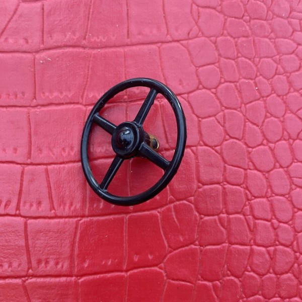 Volant noir 45 mm Meccano