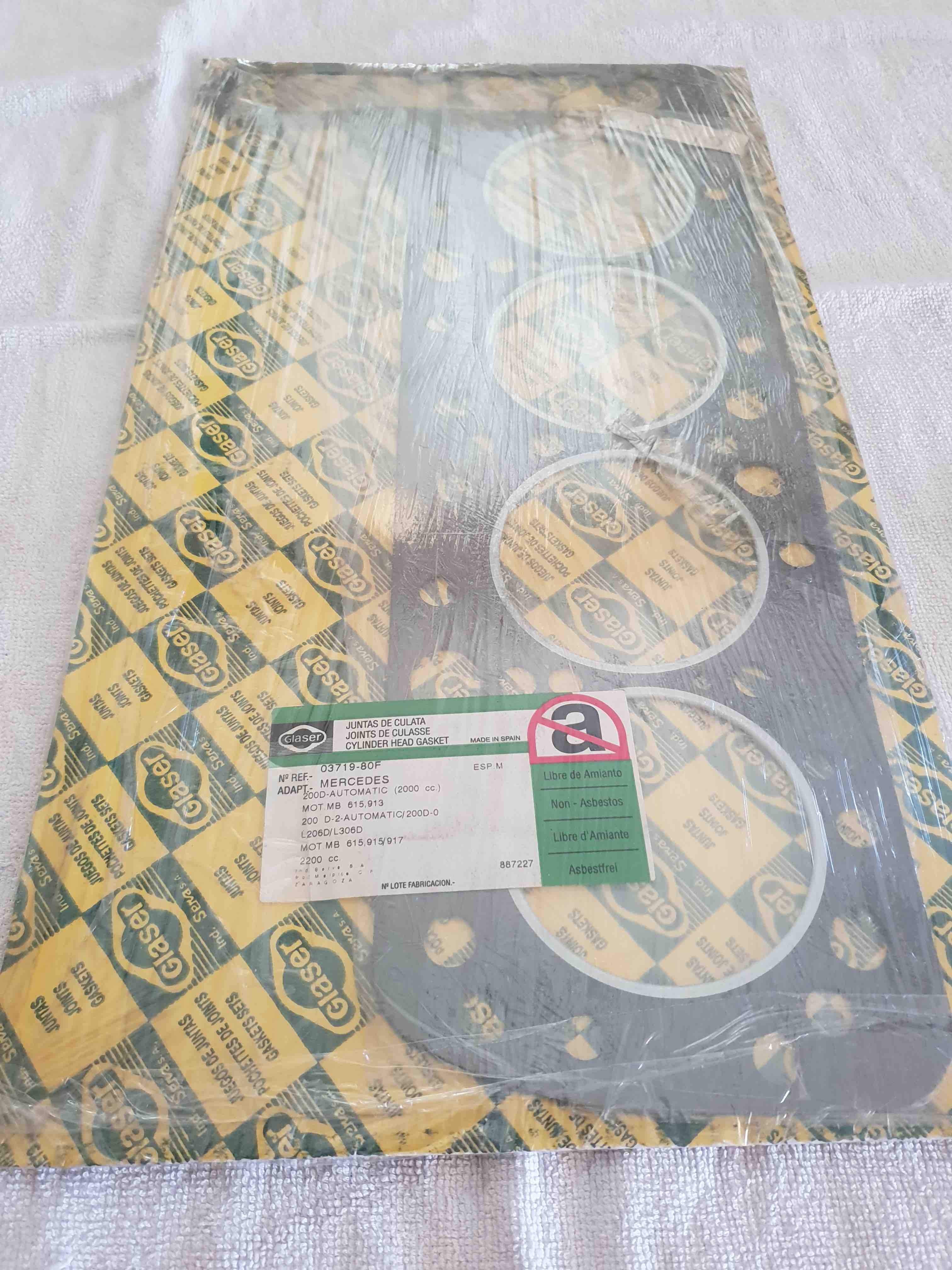 MERCEDES BENZ POCHETTE JOINTS DE CULASSE H03719  GLASER JOINTS