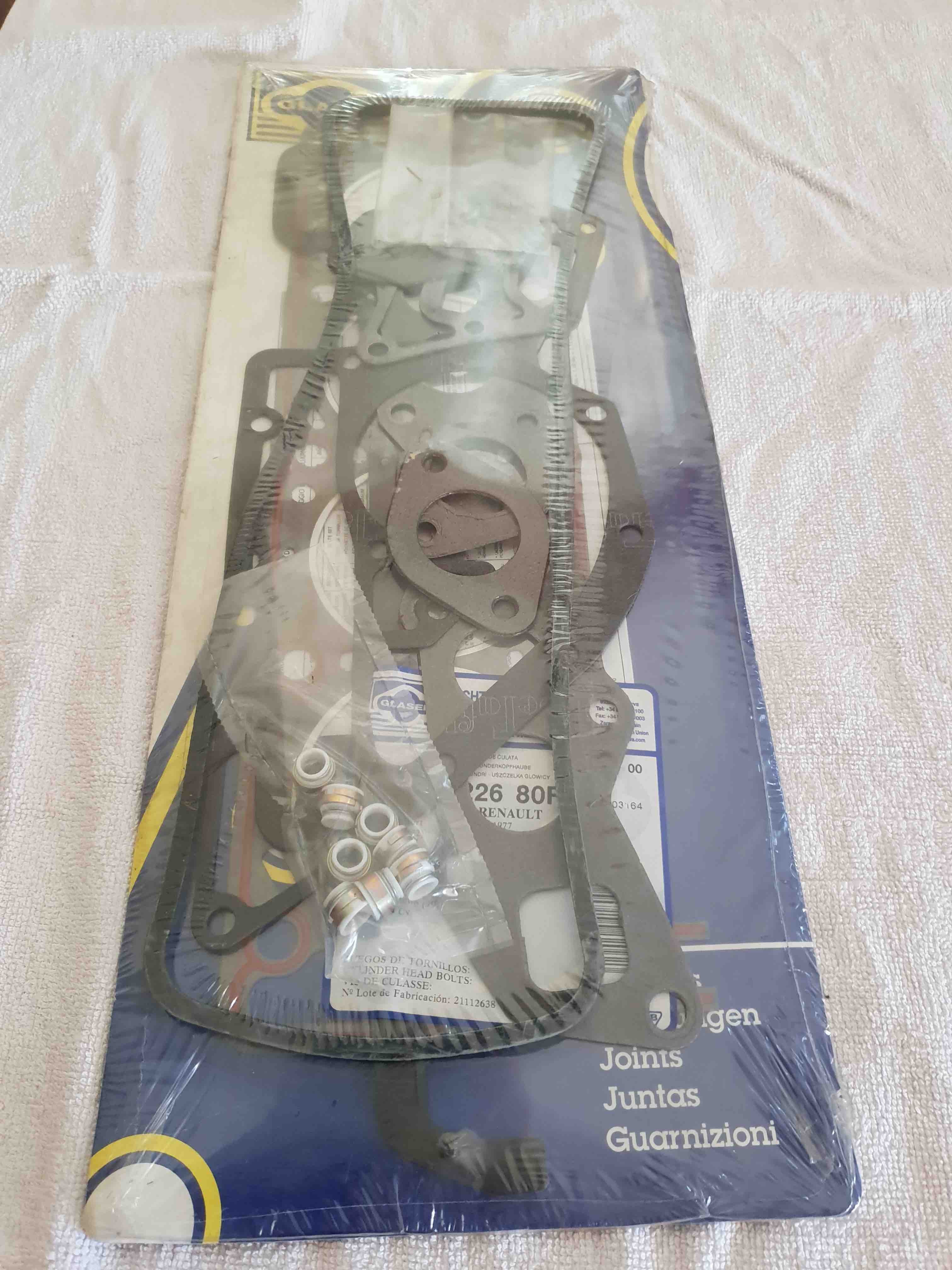 RENAULT POCHETTE DE RODAGE D30717 GLASER JOINTS