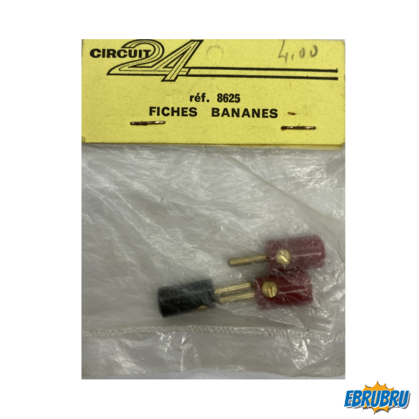 Fiches bananes CIRCUIT 24 Ref 8625