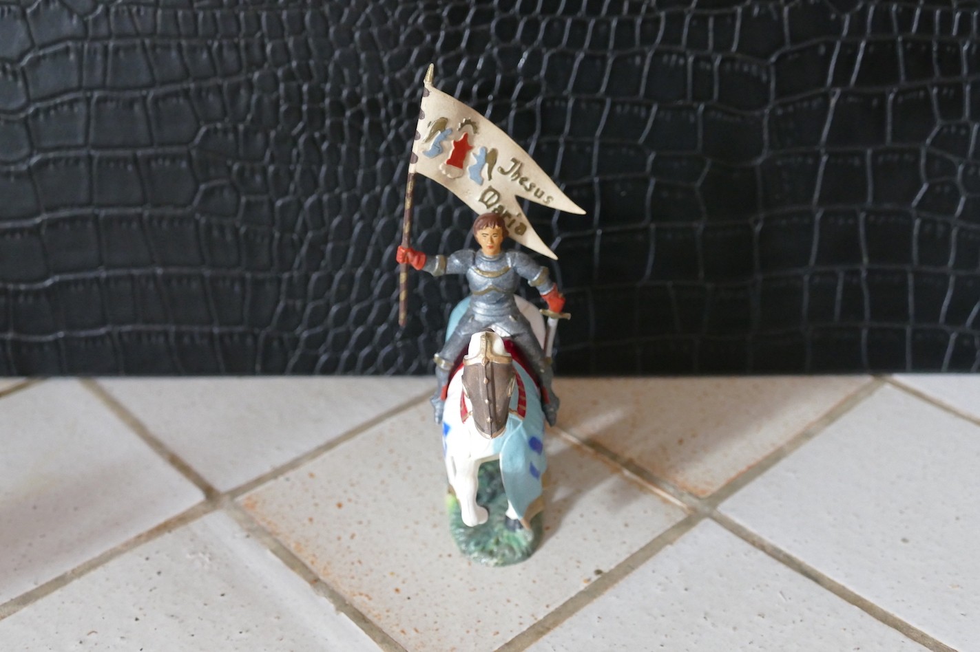 Starlux cavalier robe bicoloree bleue claire Griffon