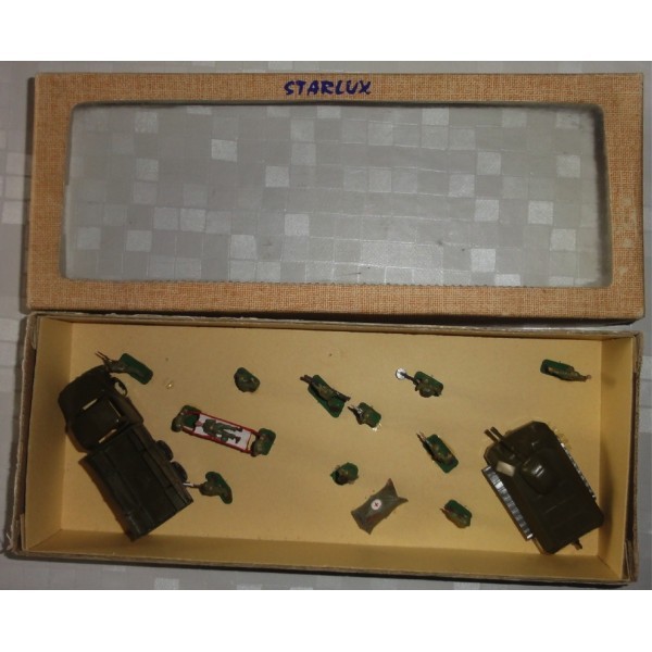 FANTASSINS ET VÉHICULES MILITAIRES STARLUX EN COFFRET SÉRIE D