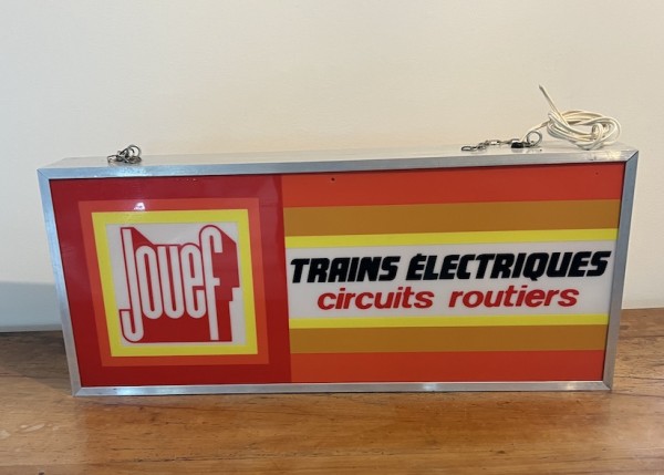 Enseigne lumineuse Jouef-Trains électriques-circuits routiers