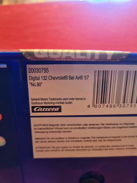 CHEVROLET BEL AIR 57 NO 90 CARRERA DIGITAL 132 REF 30795