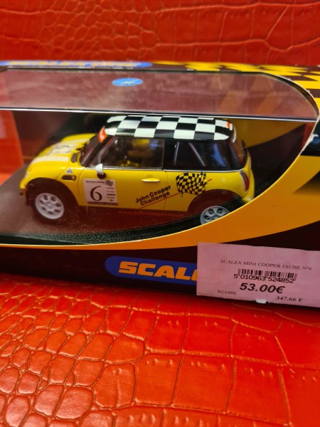 MINI COOPER JOHN COOPER CHALLENGE NO 6 SCALEXTRIC REF C2485