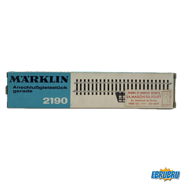 Rail de raccordement MARKLIN 2190
