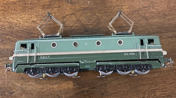 Locomotive CC 7001 Roue Rouge à deux moteurs JEP Échelle 0