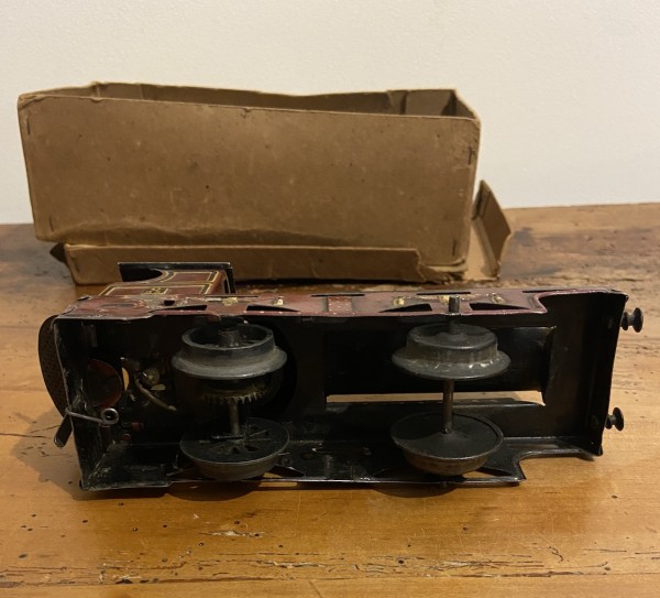 Locomotive vapeur vive Midland Railway 0-2-0 et tendeur M.R