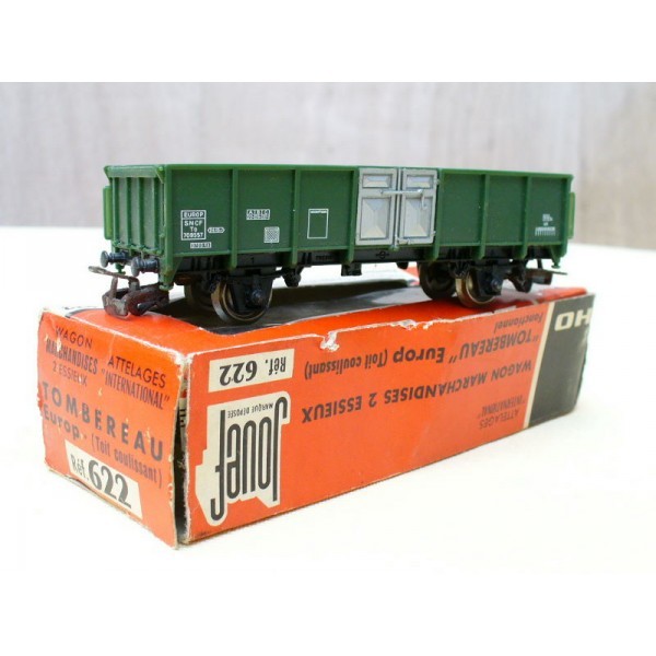 Wagon marchandises HO 2 essieux Tombereau Europ
