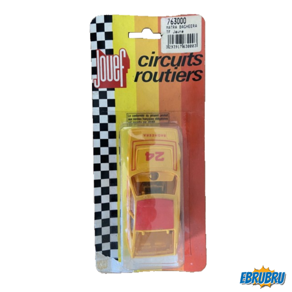 Matra simca bagheera jaune orange jouef réf  7630 Blister