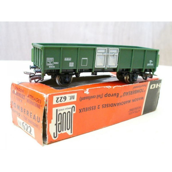 Wagon marchandises HO 2 essieux Tombereau Europ
