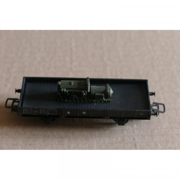 WAGON  PLAT OCEM 1919 DEUX ESSIEUX  MARQUE VB REF 41 MOTEUR SNCF