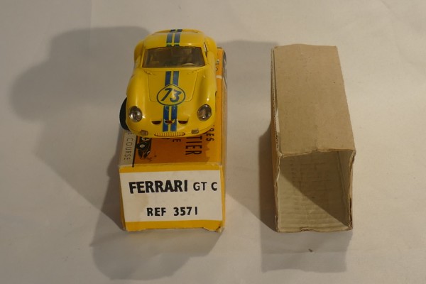 FERRARI GT JAUNE TAMPON 73 JOUEF RÉF 3571