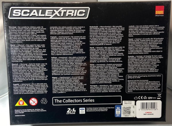 LE MANS TRIPLE PACK 1967 LES 24 HEURES SCALEXTRIC REF C3892A