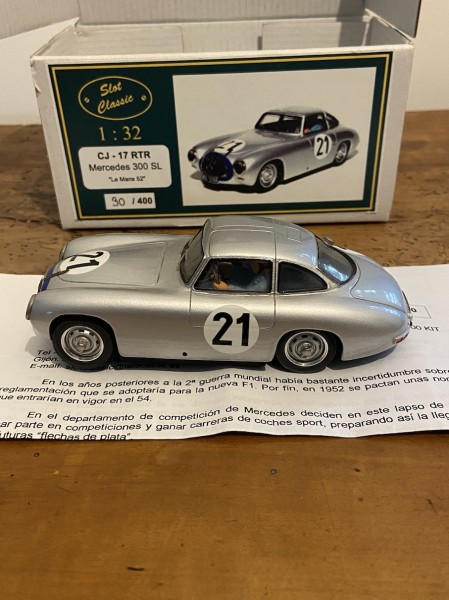 MERCEDES 300 SL  1952 LE MANS WINNER   SLOT CLASSIC CJ 17  RTR