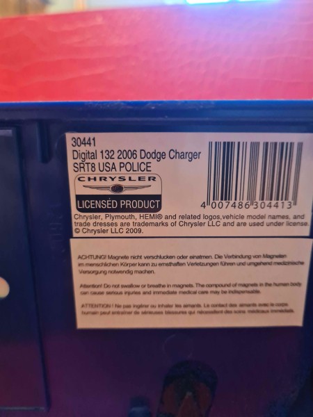DODGE CHARGER 2006 SRT8 USA POLICE CARRERA DIGITAL 132 REF 30441 