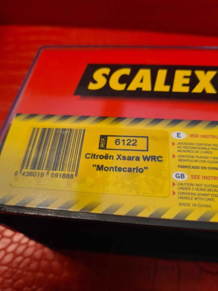 CITREON XSARA WRC MONTECARLO SCALEXTRIC REF 6122
