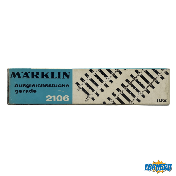 10 rails droit MARKLIN 2106