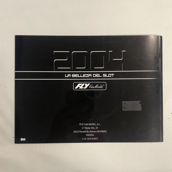 Catalogue La belleza del slot  FLY 2004